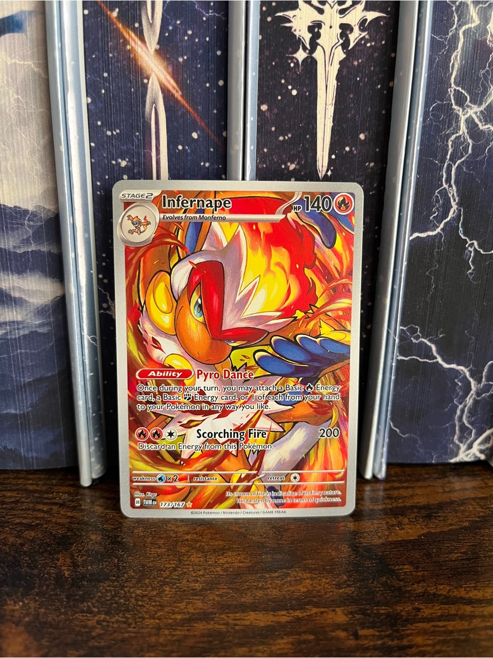 Pokémon Infernape Twilight Masquerade Illustration Rare 173/167